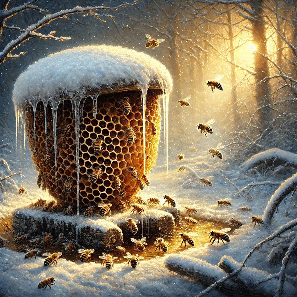 Bienen-in-der-Winterruhe Apisfarm Imkerei