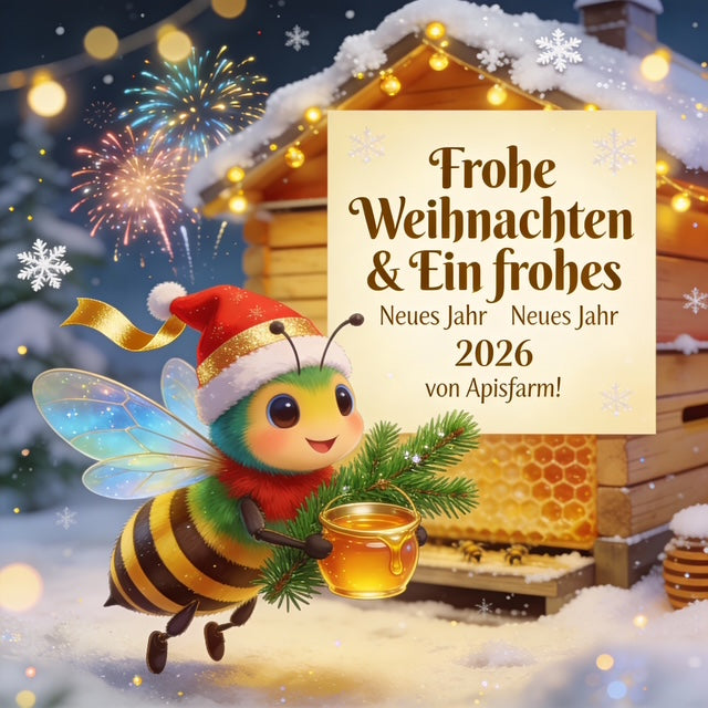 Frohe Weinachten & Ein Frohes Neues Jahr von Apisfarm