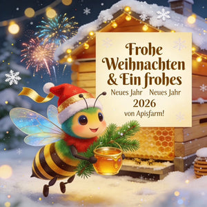 Frohe Weinachten & Ein Frohes Neues Jahr von Apisfarm