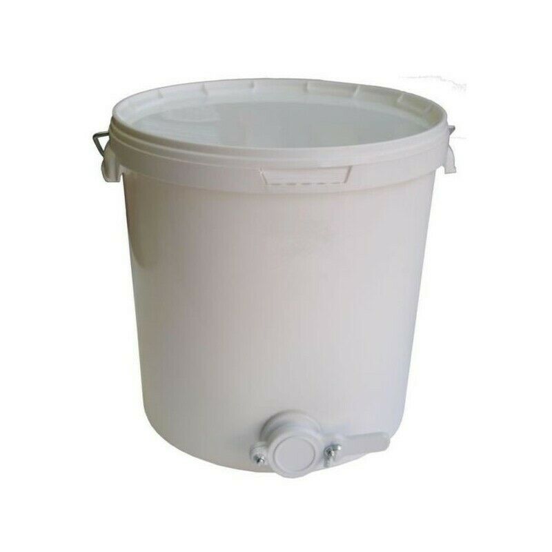 Honigeimer 20L mit Deckel und Quetschhahn für Imker – Apisfarm