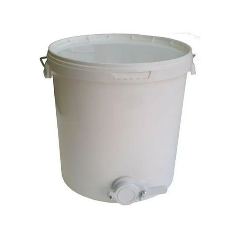 Honigeimer 20L mit Deckel und Quetschhahn für Imker – Apisfarm