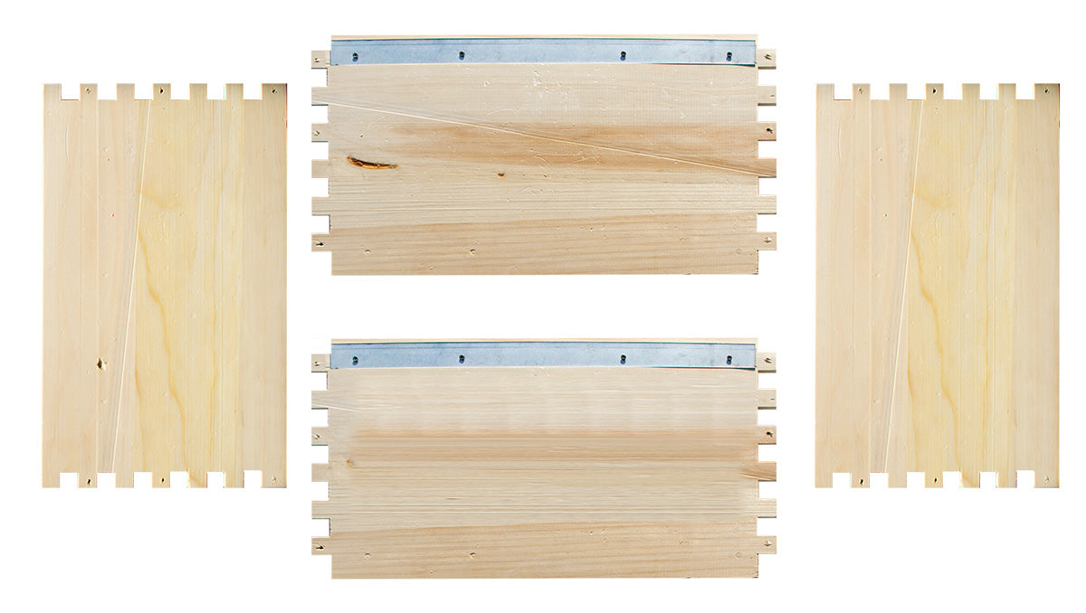 Dadant US  Brutraumzarge als Bausatz Weymouthskiefer-Apisfarm Apisfarm