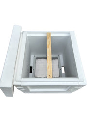 Mini Plus Styropor Beute mit  6 Rahmen, Trennschied– Boden mit Alu-Lüftungsgitter & 2 Fluglöchern (Kopie) Apisfarm Imkerei