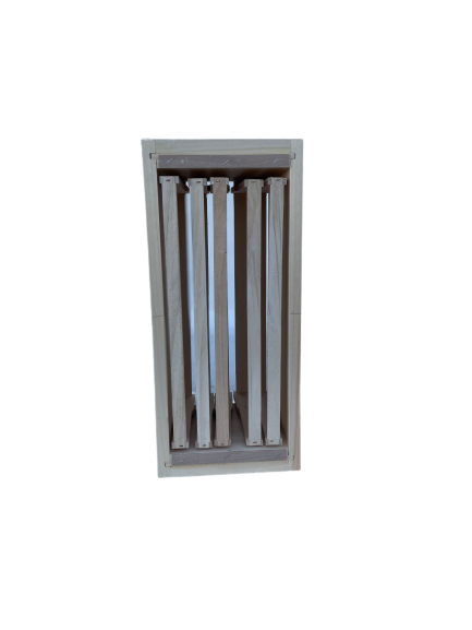 Zander Ablegerkasten mit 5 Rähmchen, Fütterzarge und Deckel-Apisfarm Apisfarm