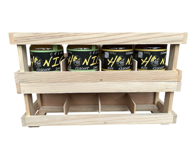 Honiggläser Transportkiste