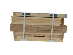 Langstroth 2/3 Beute Bausatz Weymouthskiefer mit Drahtgitter

